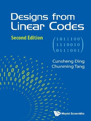 cover image of Designs From Linear Codes ()